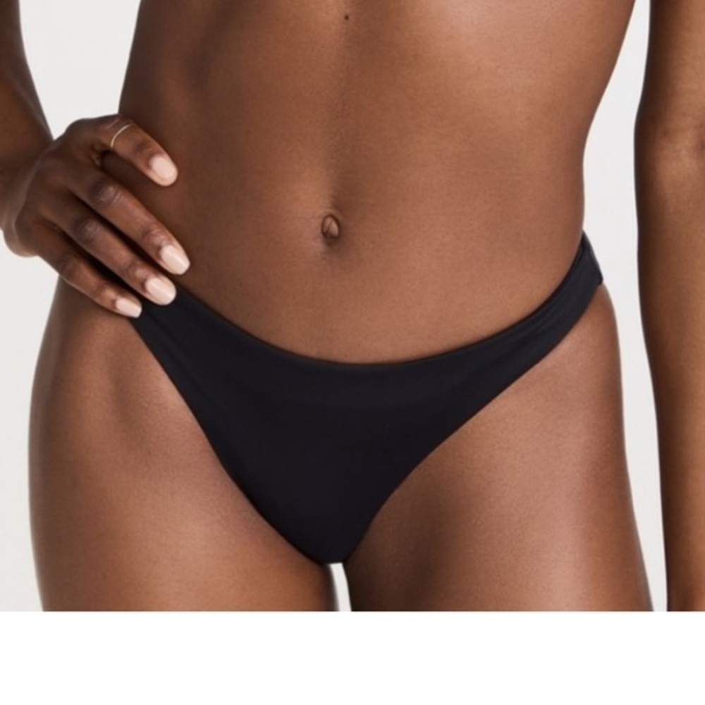 Good American Better Bikini Bottom Solid Black size 3/L